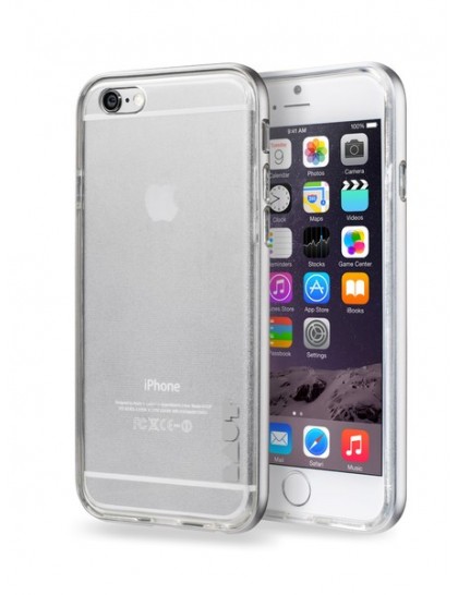 Чехол накладка LAUT EXOFRAME Silver/Pink for iPhone 6/6S Plus