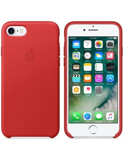 Чехол-накладка Apple Leather Case for iPhone 7