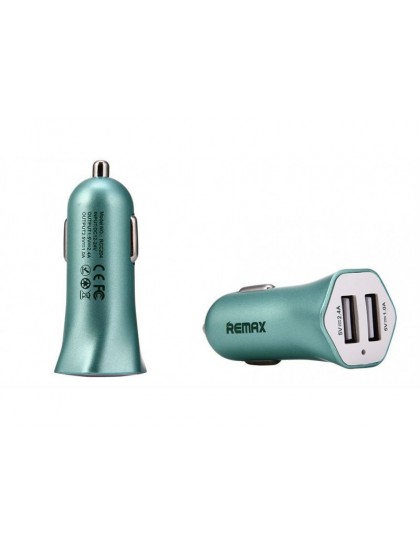 Автомобильное зарядное устройство REMAX RCC204 2 USB 2.4A Blue