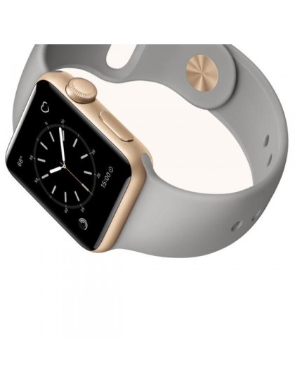 Apple Watch Series 2 38mm Gold Aluminum Sport Band Concrete (130–200mm)(MNP22)