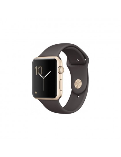 Apple Watch Series 2 42mm Gold Aluminum Sport Band Cocoa (140–210mm)(MNPN2)